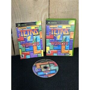 TETRIS Worlds Xbox Live (Microsoft Xbox, 2003) Complete With Manual Tested